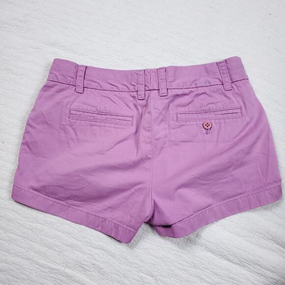 J.Crew Womens Classic Preppy Lilac/Lavender Purple Cuffed Chino Relaxed Short 6 - Picture 5 of 9